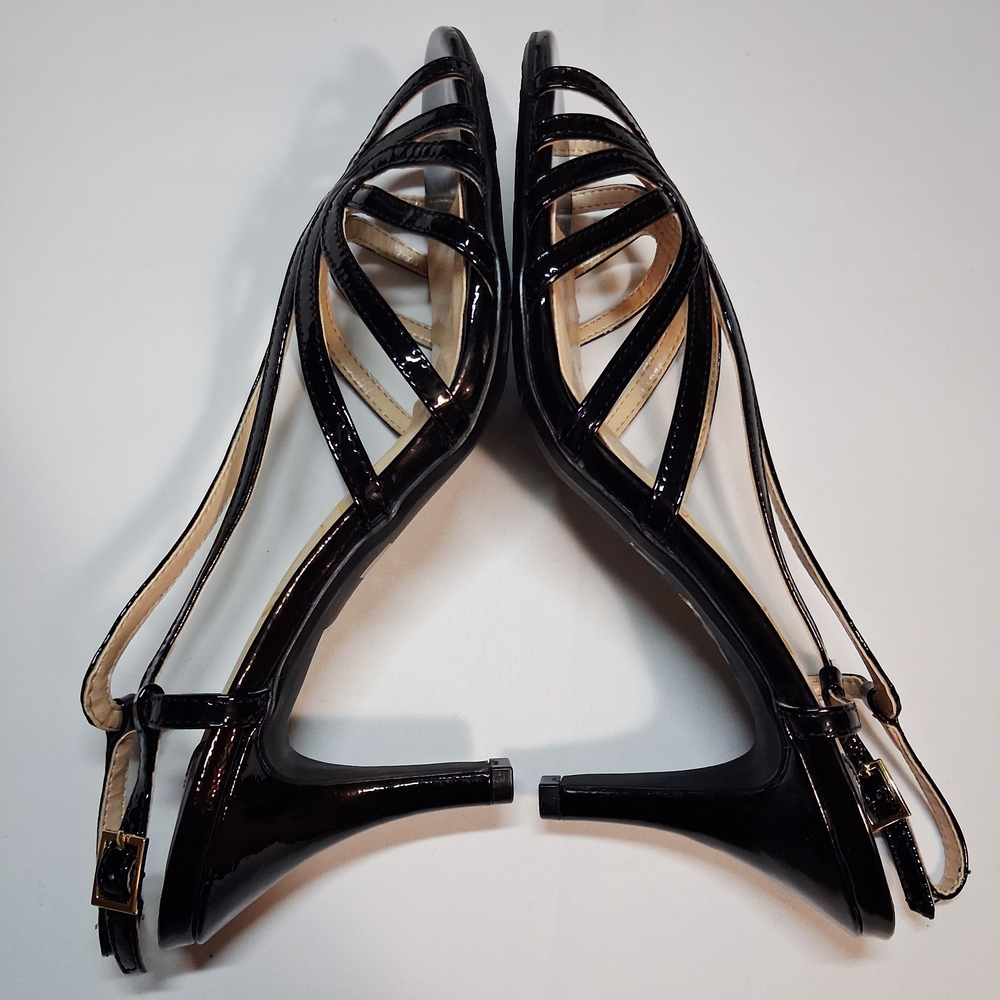 J.Renee Black Strappy Heels Size 8 NWOT - Picture 7 of 12
